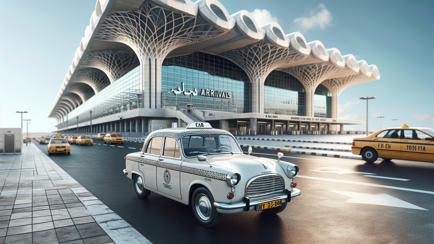 حجز سيارة أجرة في المطار